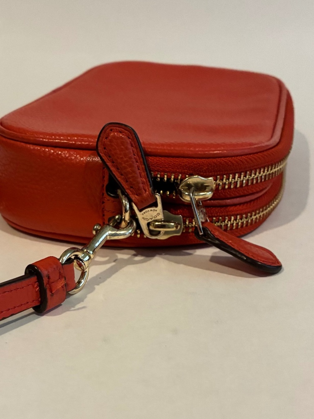 Coach | Small Cross Body Purse | Orange - Picture 8 of 11